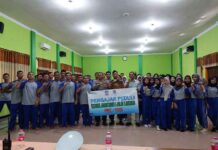 Jasa Raharja Demak dan Satlantas Terapkan Disiplin Lalu Lintas di SMK 2 Demak jasa raharja jateng