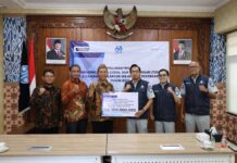 Penyaluran Bantuan TJSL Jasa Raharja Kanwil DIY Partisipasi Dukungan Pembangunan Pondok Pesantren Pembangunan Pondok Pesantren