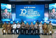 Jasa Raharja Wilayah Sulsel Hadiri Syukuran Hari Lalu Lintas Bhayangkara Ke-70 di Polda Sulsel Polda Sulsel
