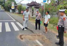 PT Jasa Raharja Kantor Wilayah Bali Laksanakan Survey TKP Laka Lantas Bersama Unit Laka Polres Buleleng jasa raharja bali
