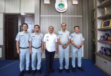 Perkuat Layanan Publik, Kepala Kantor Jasa Raharja Wilayah Sulselbar Audiensi dengan Gubernur Sulawesi Barat dengan Gubernur Sulawesi Barat