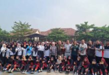 Jasa Raharja Bekasi Bersama Tim Pembina Samsat Cikarang Gelar Samsat Nganjang ka Sakola di SMA Negeri 1 Cikarang di SMA Negeri 1 Cikarang