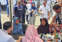 Jasa Raharja Perkuat Pelayanan Masyarakat dengan Pengobatan Gratis di Gebyar Layanan Pajak Kendaraan dan Pameran Otomotif Indramayu jasa raharja jabar