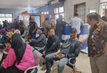 Monitoring Hari Terakhir Program Pemutihan oleh Kepala Cabang Jasa Raharja Sukabumi jasa raharja jabar