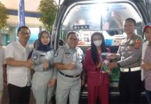 Kepala Cabang Jasa Raharja Sukabumi Kunjungi Samsat Samratulangi  Pelabuhan Ratu jasa raharja jabar