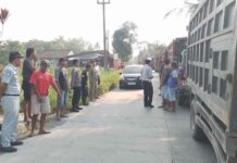 Operasi Gabungan Sekaligus Sosialisasi Kepada Pengemudi Truk Angkutan Galian C Dalam Upaya Keselamatan Lalu Lintas di Kabupaten Magelang jasa raharja jateng