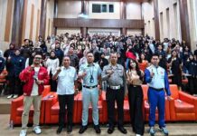 Budayakan Tertib Lalu Lintas, Jasa Raharja Kalbar Berikan Sosialisasi pada Semiar Safety Riding jasa raharja kalbar