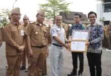 Gebyar Panutan Pajak Kendaraan Bermotor 2025 di Barito Kuala, Jasa Raharja Kalsel Hadir Berikan Dukungan jasa raharja kalsel