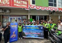 Jasa Raharja dan Ditlantas Polda Kepri Gelar Ngobrol Santai bareng Manajemen Gojek dan Driver Online Kota Batam jasa raharja kepri