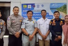 Jasa Raharja Sumbawa Proaktif Cegah Kecelakaan di Sumbawa Barat dengan Rapat Koordinasi FKLL jasa raharja NTB