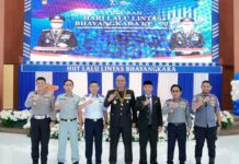 Jasa Raharja Cabang Mamuju Hadiri Syukuran Hari Lalu Lintas Bhayangkara ke-70 di Polda Sulbar jasa raharja sulsel