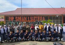 Jasa Raharja Sumbar dan Satlantas Pessel Tanamkan Budaya Tertib Lalu Lintas Kalangan Pelajar Di SMA N 1 Sutera jasa raharja sumbar