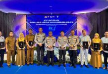 Jasa Raharja Sumbar Hadiri Syukuran Hari Lalu Lintas Bhayangkara ke-70 dan Terima Penghargaan dari Kapolda Sumbar jasa raharja sumbar