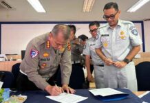 Serahkan Tas Sekolah Jasa Raharja Sumsel  Komitmen Dukung  Giat Polisi Cilik Bersama Polda Sumsel jasa raharja sumsel