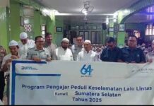 Jasa Raharja Sumsel dan Satlantas Polrestabes Palembang Gelar Aksi Kolaboratif Menyambut HUT Lantas 2025 jasa raharja sumsel