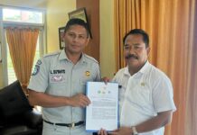 Jasa Raharja dan Bapenda Sintang Lakukan Komitmen Bersama Kepatuhan Pembayaran Pajak Kendaraan Bermotor Kendaraan Dinas Pemerintah Kabupaten Sintang Tahun 2025 jasa raharja kalbar