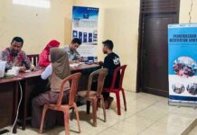 Jasa Raharja Banten Mengadakan Pengecekan Kesehatan Gratis Di Kantor Desa Tunjung Jaya Panimbang Kab. Pandeglang Di Kantor Desa Tunjung Jaya Panimbang