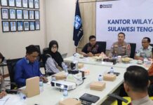 Jasa Raharja Sulawesi Tengah Dorong Stabilitas Kamseltibcarlantas Menuju Indonesia Emas Pada Rapat FKLL Emas Pada Rapat FKLL