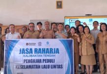 Melalui Program PPKL, Jasa Raharja Kalteng Dorong Peran Guru dalam Membangun Budaya Tertib Lalu Lintas Melalui Program PPKL