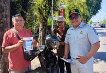 Jasa Raharja Bali Dukung Operasi Gabungan Samsat Jembrana Sosialisasikan Program Pemutihan Pajak Kendaraan Bermotor Pajak Kendaraan Bermotor