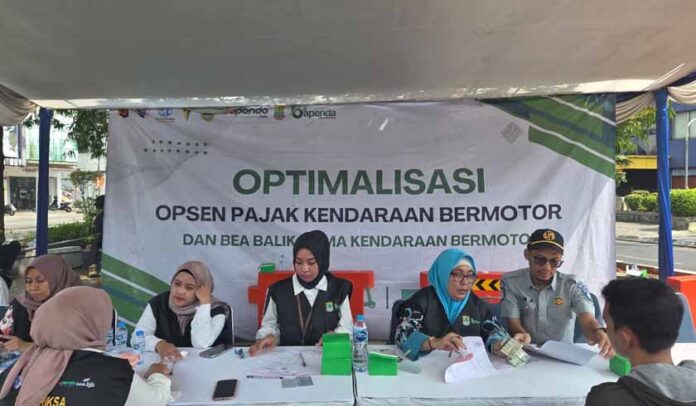 Samsat Karawang Gelar Operasi Gabungan