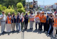 Sinergi Untuk Keselamatan Publik, Jasa Raharja Cabang Cirebon Sosialisasi Keselamatan Perlintasan Sebidang Kereta Api Sebidang Kereta Api