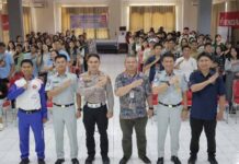 PT Jasa Raharja Gelar Safety Riding di Fakultas Ekonomi dan Bisnis Universitas Sam Ratulangi Manado Universitas Sam Ratulangi Manado