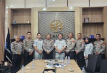 Jelang Periode Natal 2025 & Tahun Baru 2026, Jasa Raharja dan Kepolisian Gelar Rapat Persiapan Pos Pelayanan Terpadu jasa raharja banten