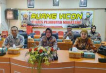 Rakor Korlantas 2025: Jasa Raharja Sulsel Hadir Virtual dari Polres Pelabuhan Makassar dari Polres Pelabuhan Makassar