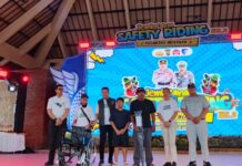 PT Jasa Raharja Kantor Wilayah Bali Ikut Serta dalam Kegiatan Safety Riding, Safety Campaign, PPGD, dan Penyerahan Bantuan Sosial di Kabupaten Jembrana di Kabupaten Jembrana