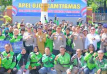 Sinergi Jasa Raharja & Polda Kaltim Melalui Program “Ojol Kamtibmas” dalam  Wujudkan Kamseltibcarlantas di Kalimantan Timur di Kalimantan Timur