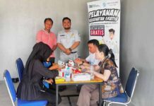 Jasa Raharja Kalimantan Barat Berikan Layanan Kesehatan Gratis di PKKMB Universitas PGRI Pontianak di PKKMB Universitas PGRI Pontianak