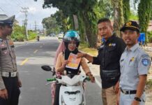 Jasa Raharja Bukittinggi Bersama Bapenda dan Polri Gelar Razia Gabungan di Pasaman Barat, Sekaligus Sosialisasi Program Pemutihan Pajak Kendaraan di Pasaman Barat