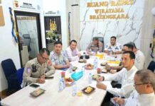 Upaya Keselamatan Lalu Lintas, Jasa Raharja Cabang Cirebon Gelar Forum Komunikasi Lalu Lintas (FKLL) di Polresta Cirebon di Polresta Cirebon