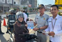 Tim Pembina Samsat Batulicin Gelar Operasi Gabungan di Polsek Simpang Empat Tanah Bumbu di Polsek Simpang Empat Tanah Bumbu