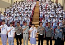 Jasa Raharja dan Polda Kepri Gelar Program PPKL dan PPGD di SMA Maitreyawira Kota Batam di SMA Maitreyawira Kota Batam