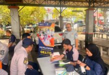 Wujud Kepedulian Sosial, Jasa Raharja Selenggarakan Pengobatan Gratis di Terminal Kandangan di Terminal Kandangan