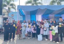 Samsat Rancaekek dan Dispakan Kabupaten Bandung Gelar Gerakan Pangan Murah untuk Masyarakat jasa raharja jabar