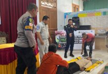 Jasa Raharja Magelang Laksanakan PPGD Kepada Masyarakat Di Sekitar daerah Rawan Kecelakaan di Kecamatan Salam Kabupaten Magelang jasa raharja jateng