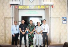 Jasa Raharja Kalsel Jalin Sinergi dengan Kodim 1007/Banjarmasin, Tingkatkan Kepatuhan Lalu Lintas jasa raharja kalsel