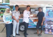 Tim Pembina Samsat Pelaihari Sosialisasikan Gebyar Panutan Pajak Kendaraan Bermotor 2025 di Terminal Tanah Merah Lama jasa raharja kalsel