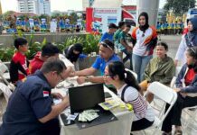 Jasa Raharja dan Dokkes Polres Barelang Gelar Pemeriksaan Kesehatan Gratis di Kegiatan FKIJK Run 2025 Pollux Mall Batam jasa raharja kepri