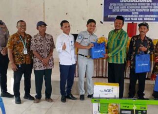 Wujudkan Pilar Lingkungan, Jasa Raharja Sulawesi Tengah Berikan Fasilitas Pertanian Kepada Masyarakat Rio Pakava jasa raharja sulteng