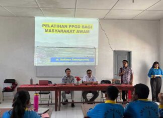 Jasa Raharja dan RS HKBP Balige Gelar Pelatihan Penanganan Gawat Darurat bagi Siswa SMA Negeri 1 Balige jasa raharja sumut