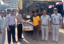 Jasa Raharja DKI Jakarta Bersinergi dalam Kegiatan Ramp Check di Terminal Tanjung Priok Sambut Nataru 2026 jasa raharja DKI