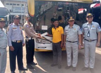 Jasa Raharja DKI Jakarta Bersinergi dalam Kegiatan Ramp Check di Terminal Tanjung Priok Sambut Nataru 2026 jasa raharja DKI