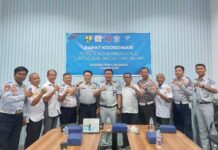 Rapat Rutin FKLL dengan Mitra, Jasa Raharja Sumbawa Buktikan Kehadiran Negara dalam Pencegahan Kecelakaan jasa raharja NTB