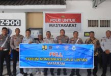Dengan Rapat FKLL di Mataram, Jasa Raharja NTB Berkomitmen Turunkan Tingkat Kecelakaan Lalu Lintas jasa raharja NTB