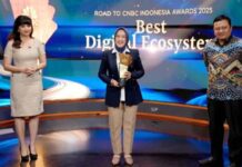 Telkom Solution Raih Penghargaan Best Digital Solution for Enterprise Business dari CNBC Indonesia Telkom