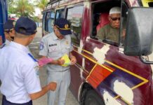 Jasa Raharja NTB dan Stakeholder Strategis Laksanakan Uji Petik di Kota Mataram Uji Petik di Kota Mataram